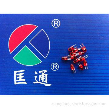 2.8mm Bullet Head Short Feet No Side Red Diffused Lens Led Diode